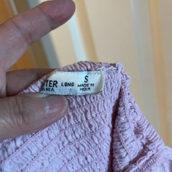 Hollister Pink Sundress summer boho Size Small *READ* - Picture 5 of 6